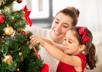 Achieve the perfect Christmas tree in four simple steps!